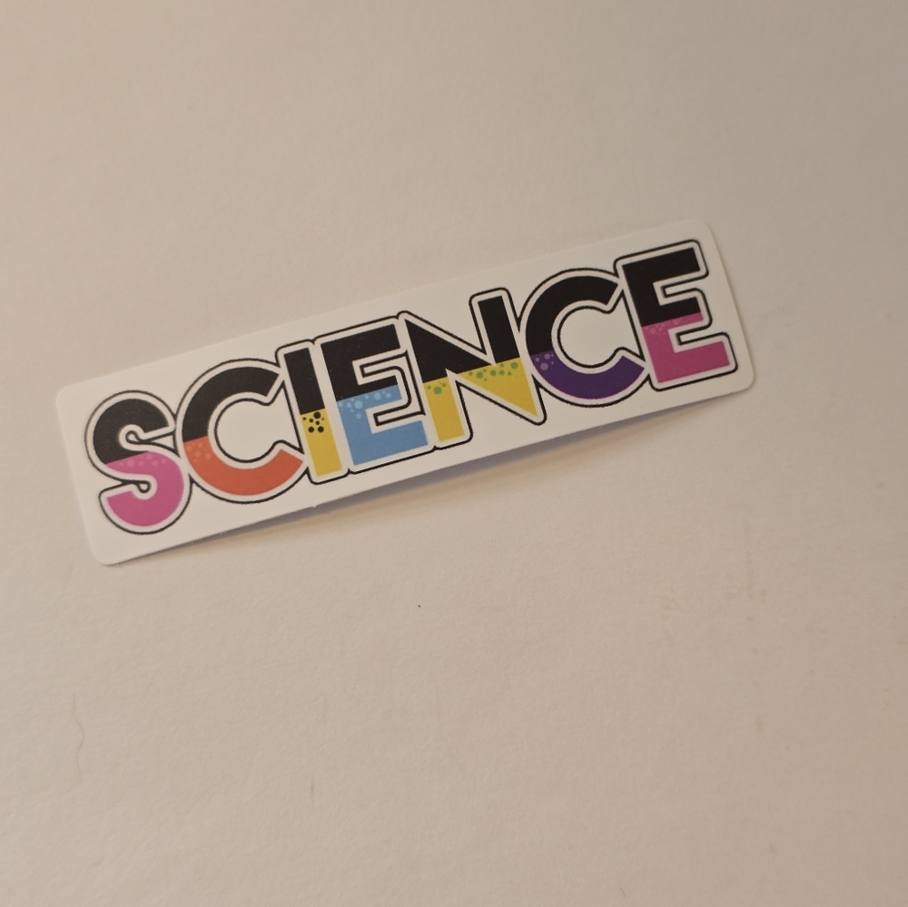 10/$10 Colorful Science Sticker